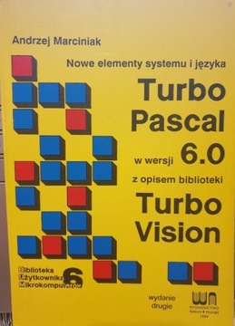 Turbo Pascal w wersji 6.0 w opisem biblioteki