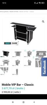 Bar mobilny firmy Bar Case 