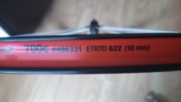 Koło 28'' Easton 700c szosówka, 622mm, 16mm