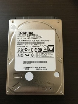 Dysk twardy Toshiba MQ01ABF050 500 GB SATA III 2,5