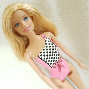 Lalka Barbie blondynka Water Play Mattel 2014