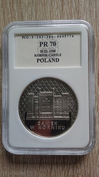 20zł.1998r.Zamek w Kórniku.PR70