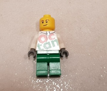 LEGO minifigurka octan zielone spodnie szare rece