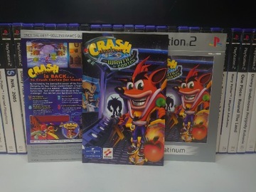 Crash The Wrath of Cortex OKŁADKA KSIĄŻECZKA PS2