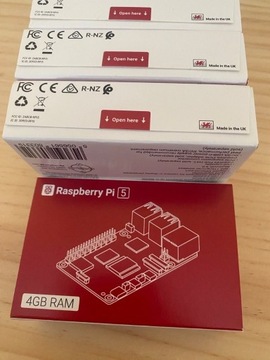 Raspberry Pi 5  4GB RAM Nowy, Oryginalny