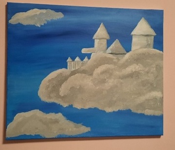 Obraz. Zamek w chmurach 