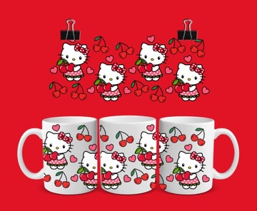 Kubek nadruk HELLO KITTY prezent śmieszny gadżet