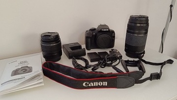 Aparat Canon Eos 1300d + Dwa Obiektywy ( Duzy Zestaw )