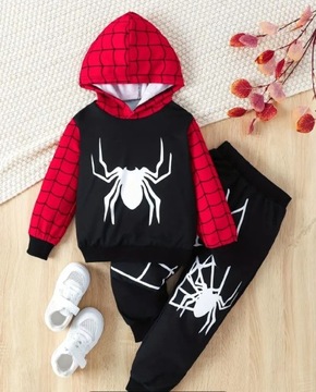 Nowy dres Spiderman dla chłopca 116