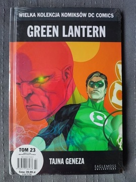 GREEN LANTERN, TAJNA GENEZA. WKKDC 23, NOWY, FOLIA