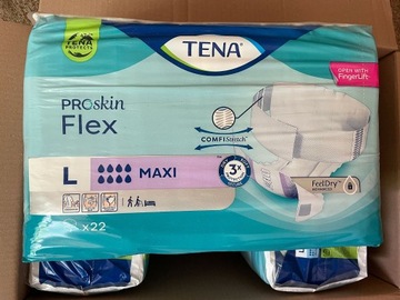 Pieluchomajtki TENA Flex Maxi L 22 szt