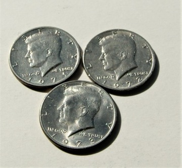 1/2 dolar 1971 1972 1973  half dollar  Stan!!!