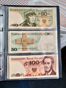 Stare banknoty 15 sztuk