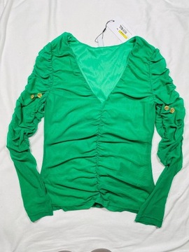 Only nowa zielona siatkowa bluzka M