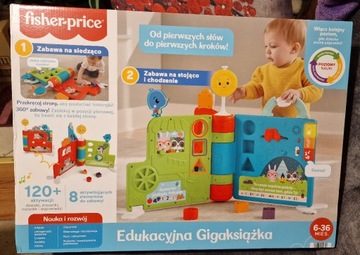 FISHER PRICE Edukacyjna Gigaksiążka HCL06