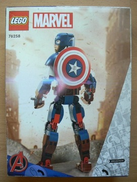 Lego 76258 Kapitan Ameryka Marvel. Nowe