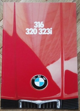 BMW e21 316 320 323i oryginalny prospekt katalog