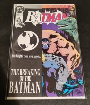 Batman #497. Bane łamie Batmana. Komiks Usa. Key