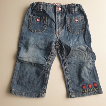 Spodnie jeansy H&M Hello Kitty rozm.  74