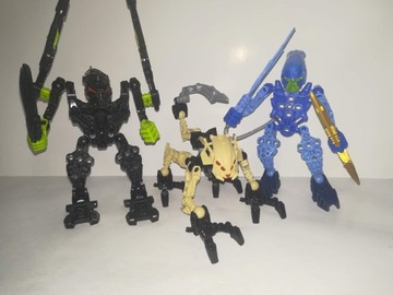 Lego BIONICLE 7136 Skrall 8975 Berix 8977 Zesk