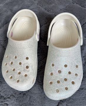 Klapki Crocs Classic Glitter Clog brokat J3 34/35