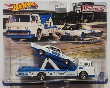 Zestaw Hot Wheels Team Transport Ford Galaxie i