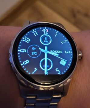 Smartwatch zegarek Fossil Q Marshal 9818 srebrny
