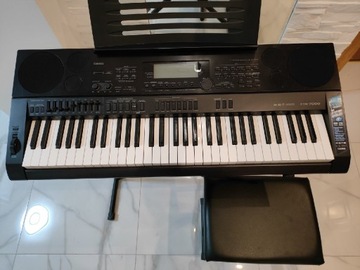 Keyboard Casio CTK-7000 + stojak + siedzisko