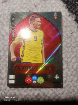 Marcus Berg limited edition world cup Russia 