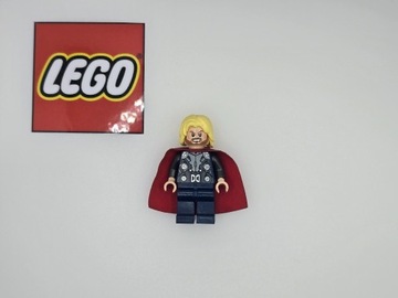 Lego figurka Thor - Spongy Cape, Dark Blue Legs