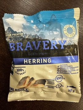 Bravery HERRING MINI ADULT DOG small próbki 840g