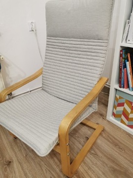 Fotel Ikea Poang + nowy pokrowiec