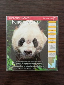 Panda wielka: Zagrożone gatunki STAN IDEALNY