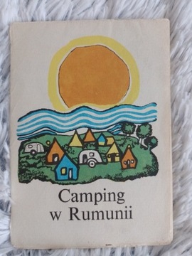 Camping w Rumunii mapa 1974