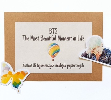 Zestaw naklejek BTS hyyh