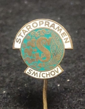 Browar Staropramen - przypinka odznaka emalia 