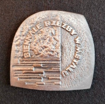 Biennale rzeźby w metalu Warszawa 1968 medal