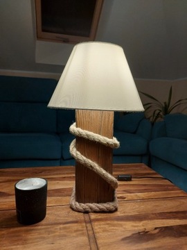 Lampka nocna vintage ręcznie robiona, ozdobna