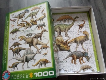 Puzzle Dinosaurs 1000 smart cut KOMPLET