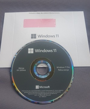 Płyta DVD Windows 11 Pro PL 64bit