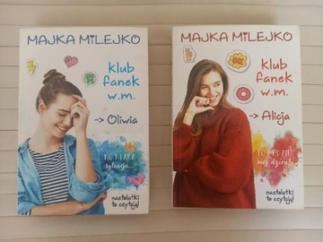 Seria 2 książek ,,Klub fanek w.m. Oliwia"