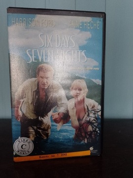 VHS sześć dni siedem nocy Harrison Ford Anne heche