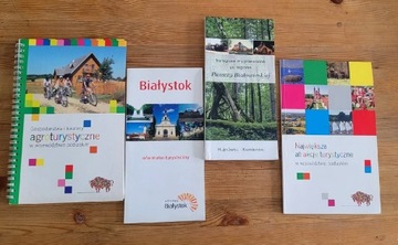 4 książki Podlaskie, Białystok, Puszcza Białowiesk