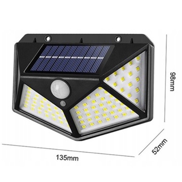 Lampa solarna LED z czujnikiem