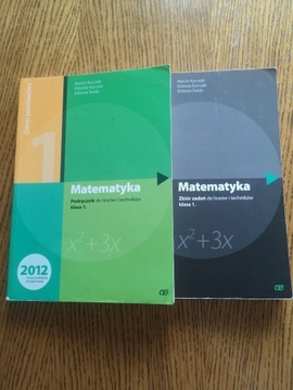 Podręcznik i zbiór zadań - matematyka klasa 1