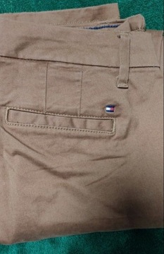 Brązowe spodnie Tommy Hilfiger 