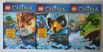 LEGO The Legends of Chima - 3 książki