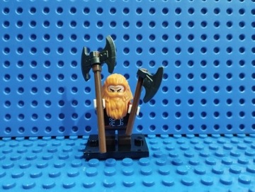 Minifigurka kompatybilna z LEGO Gloin Hobbit Władca pierścieni LOTR