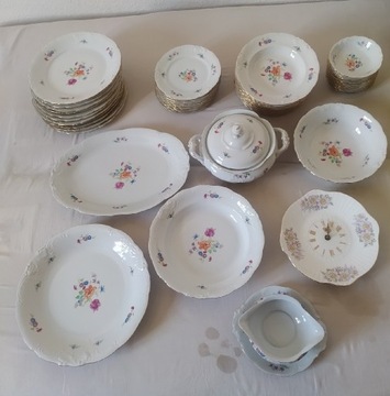 Piękna porcelana Wawel 56 sztuk