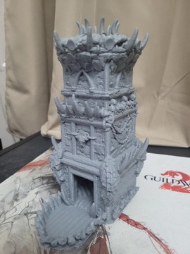 Dice Tower Warhammer  szara  wieża do kości ORK